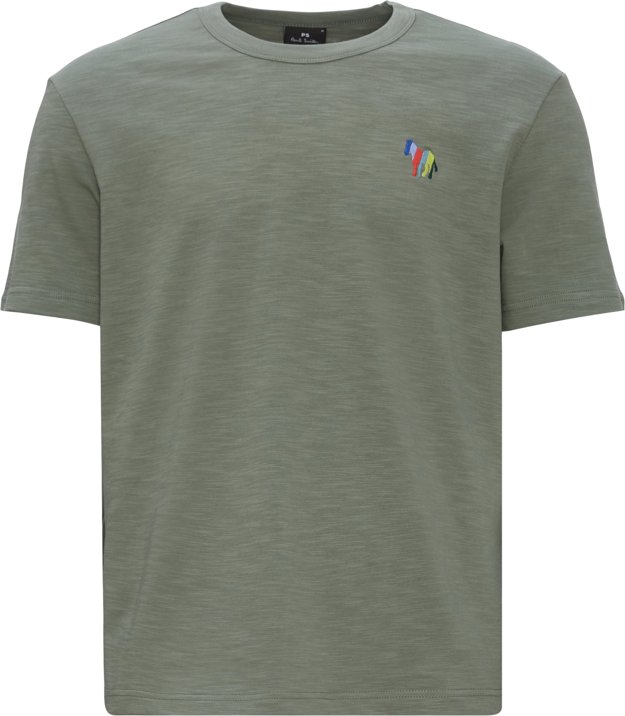 Zebra Emb Tee - T-shirts - Regular fit - Army