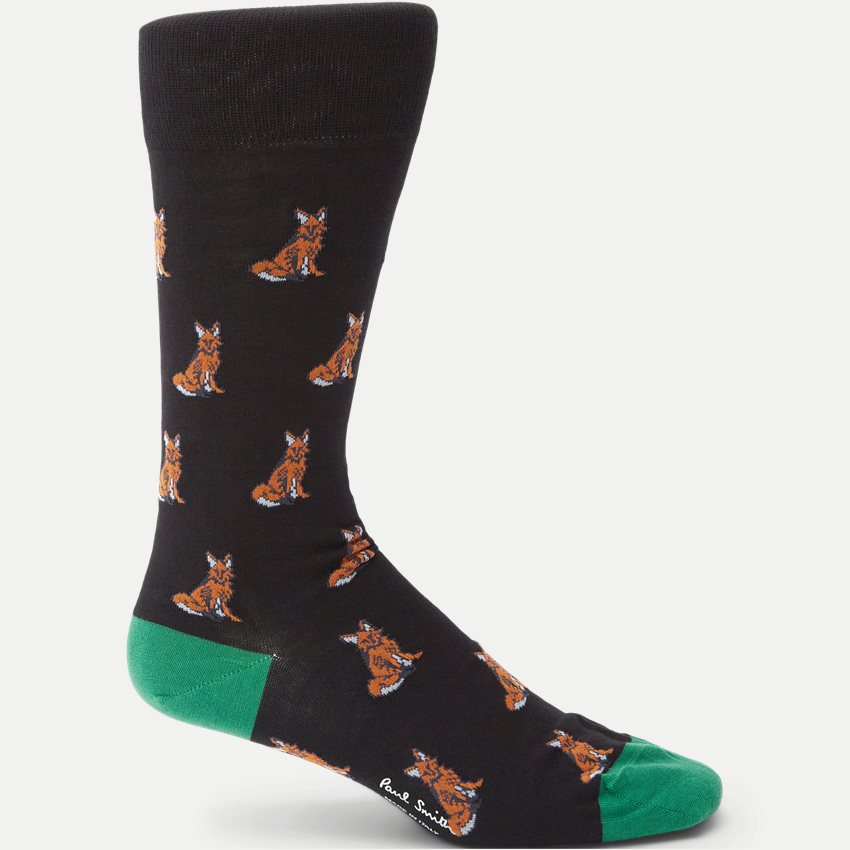 Paul Smith Accessories Socks HPACKK3 FOX-DOG-BIKER SORT