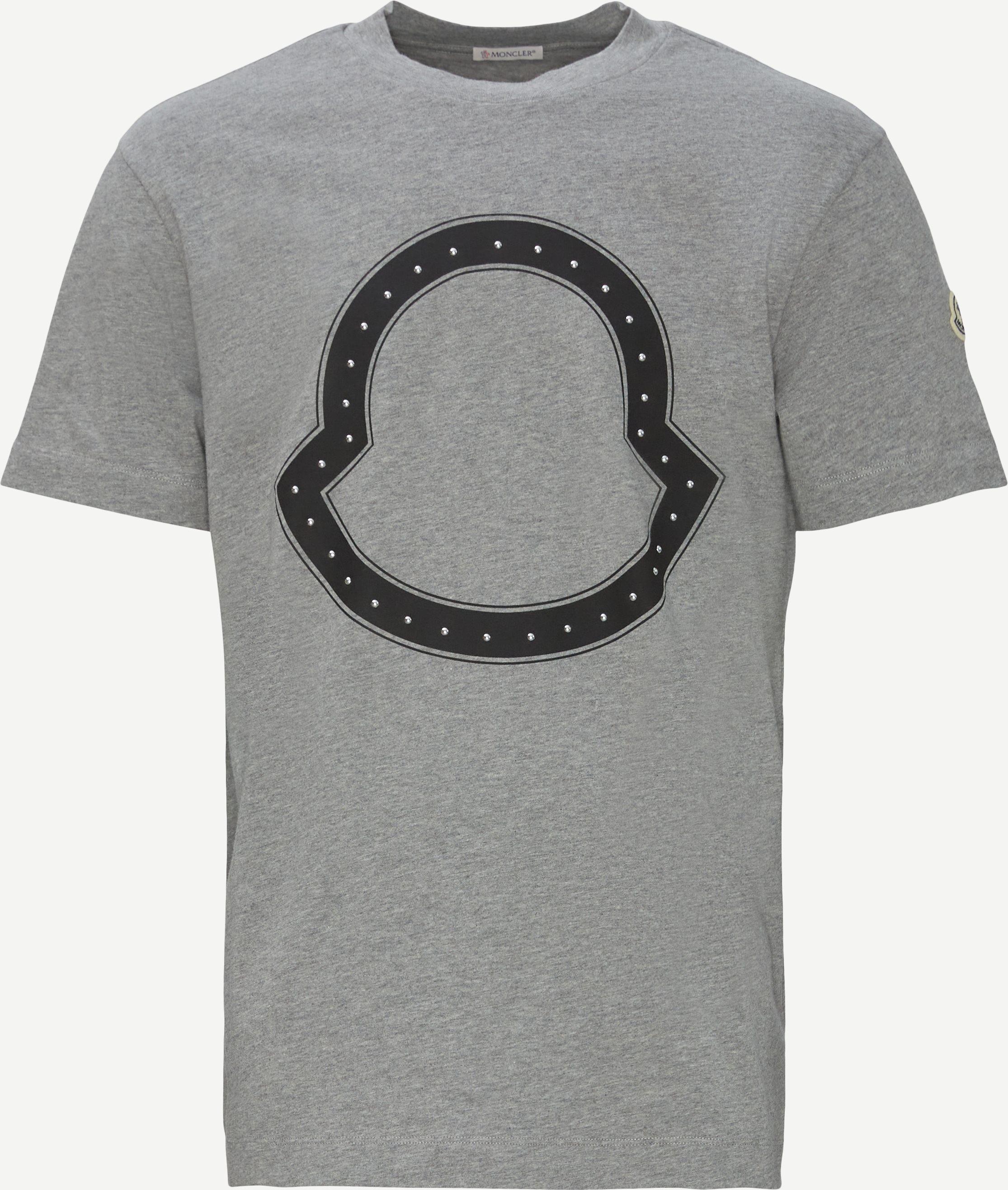 Logo Outline T-Shirt - T-shirts - Loose fit - Grå