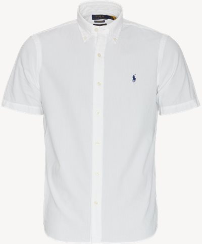 Seersucker Short Sleeve Shirt Regular fit | Seersucker Short Sleeve Shirt | White