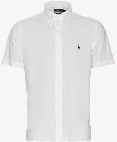Poplin Stretch Short Sleeve Shirt Custom fit | Poplin Stretch Short Sleeve Shirt | Hvid