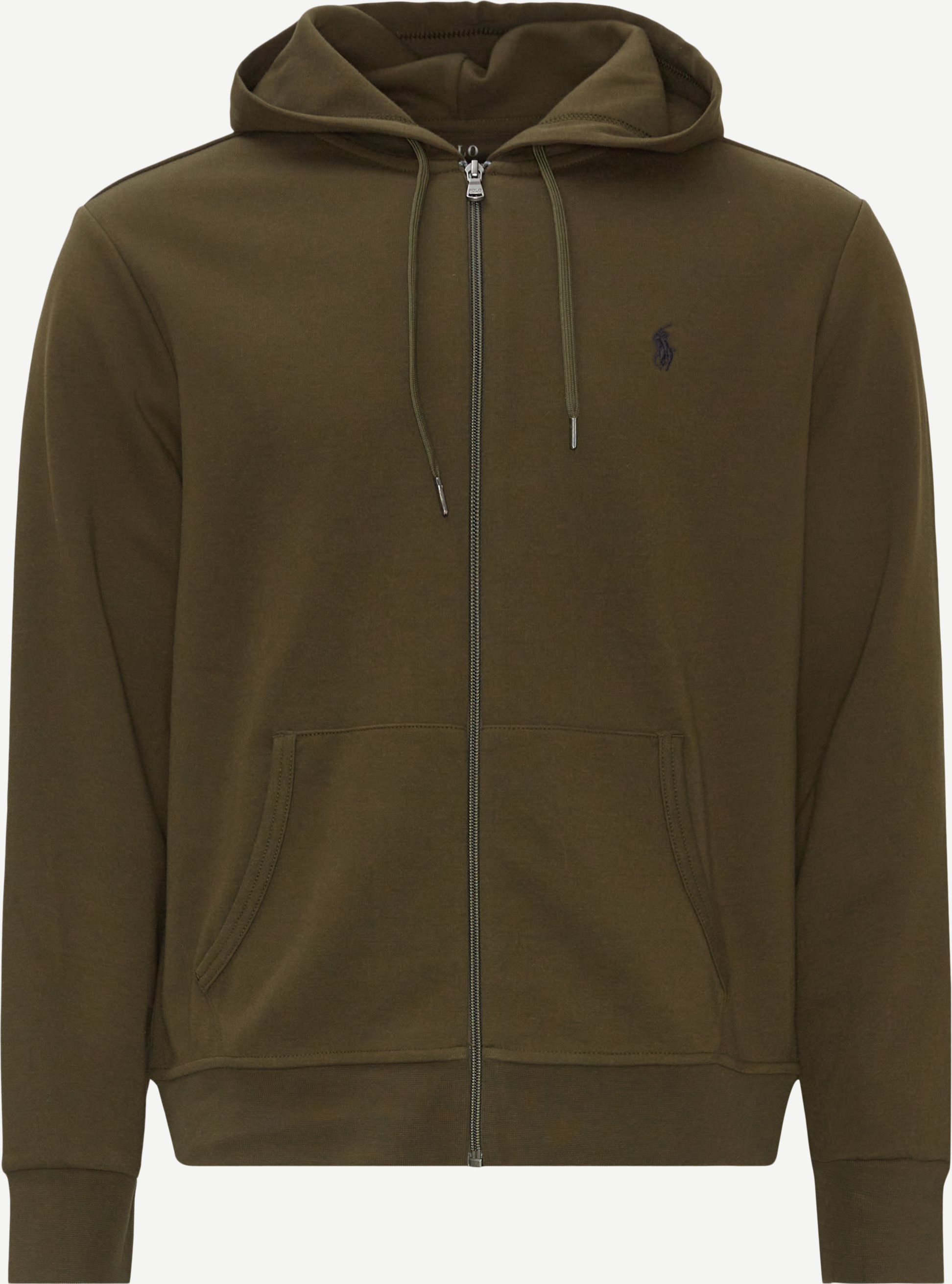 Hooded Zip Sweatshirt - Sweatshirts - Regular fit - Army