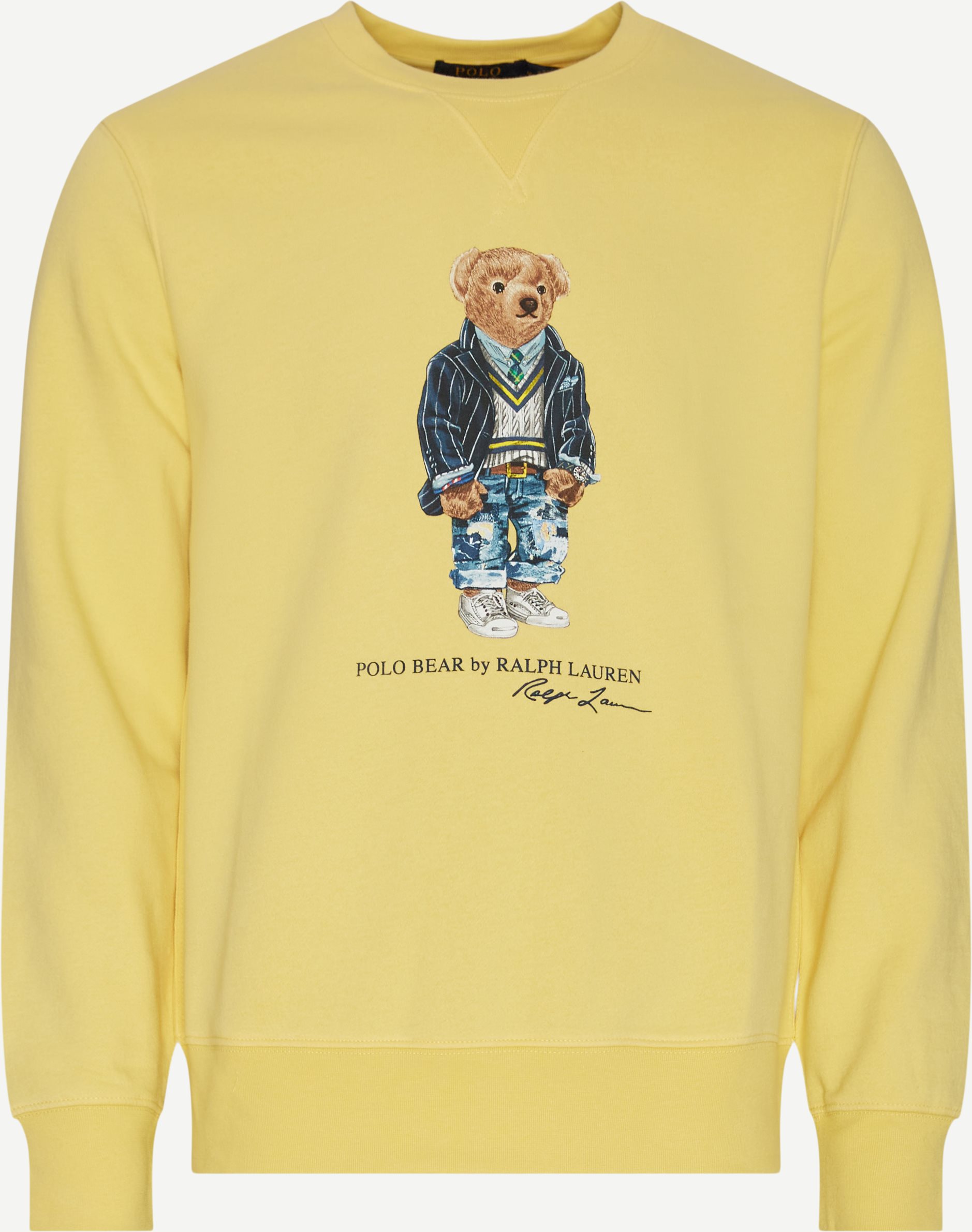 Polo Bear Sweatshirt - Sweatshirts - Regular fit - Gul