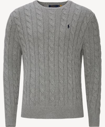 Cabel Knit Sweater Regular fit | Cabel Knit Sweater | Grå
