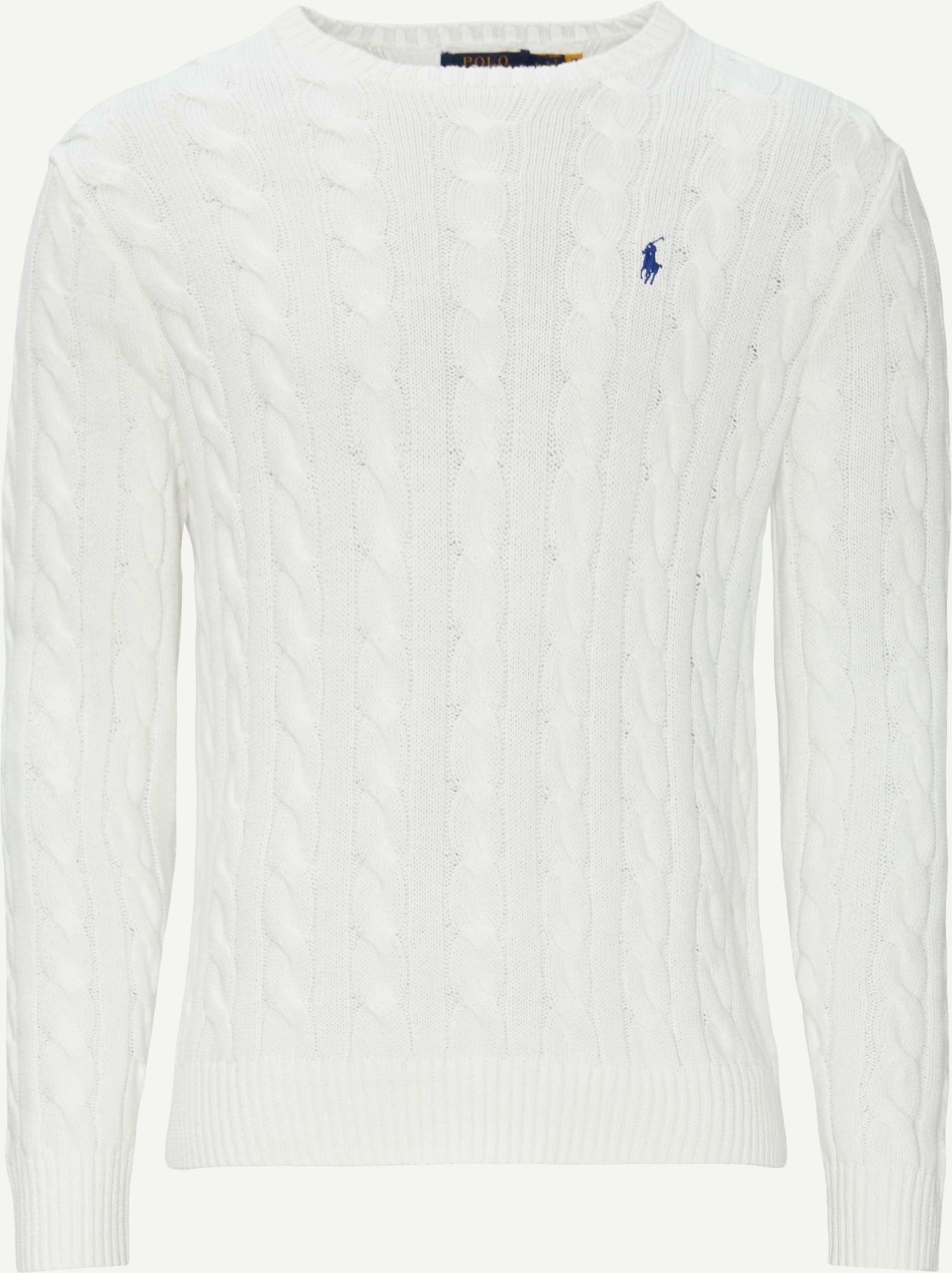 Cabel Knit Sweater - Strik - Regular fit - Hvid