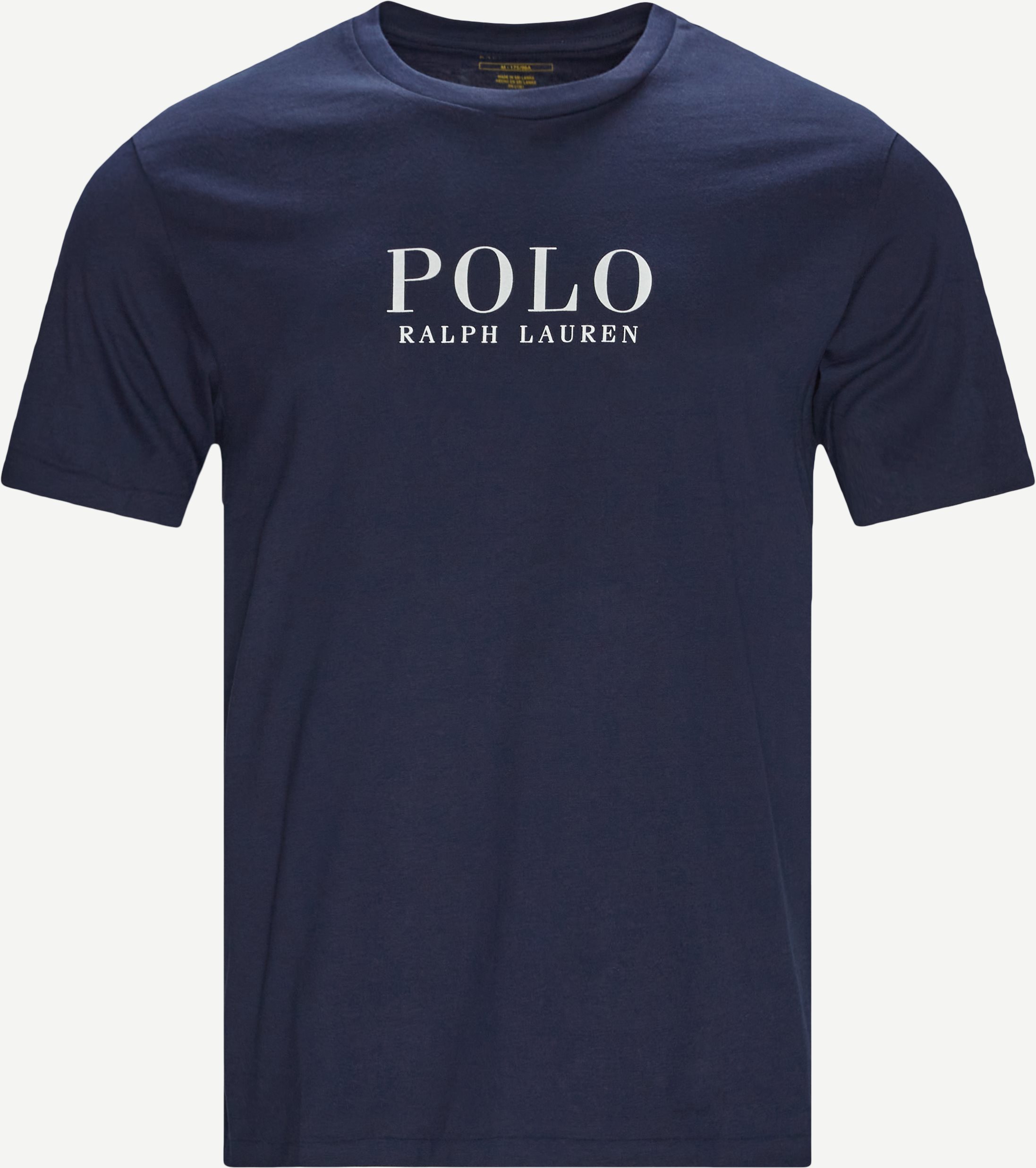 T-shirt med logotyp - T-shirts - Regular fit - Blå