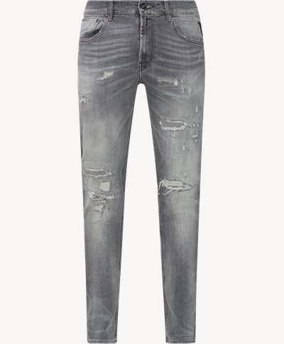 M1021Q Aged 20 Years Mickym Jeans Slim fit | M1021Q Aged 20 Years Mickym Jeans | Grå