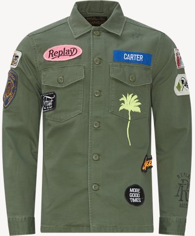 Moto Cross Jacket Shirt Regular fit | Moto Cross Jacket Shirt | Army