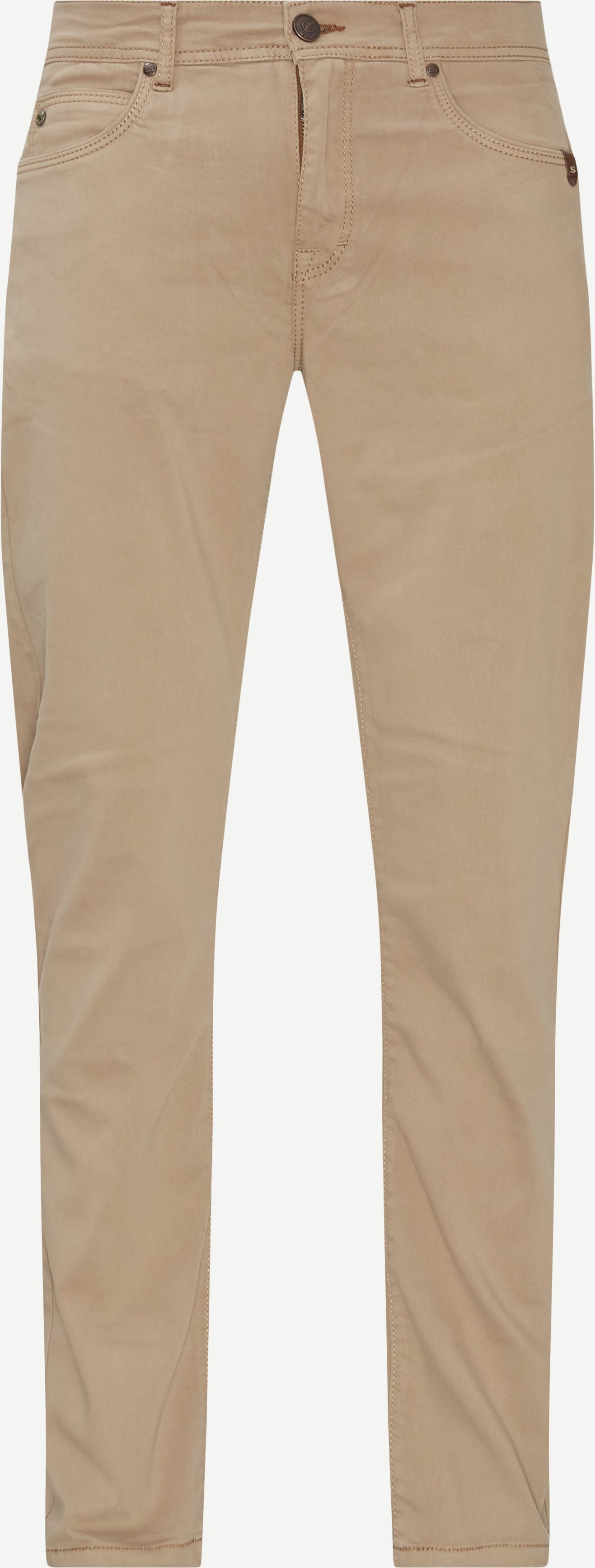 Suede Touch Burton Jeans - Jeans - Modern fit - Sand