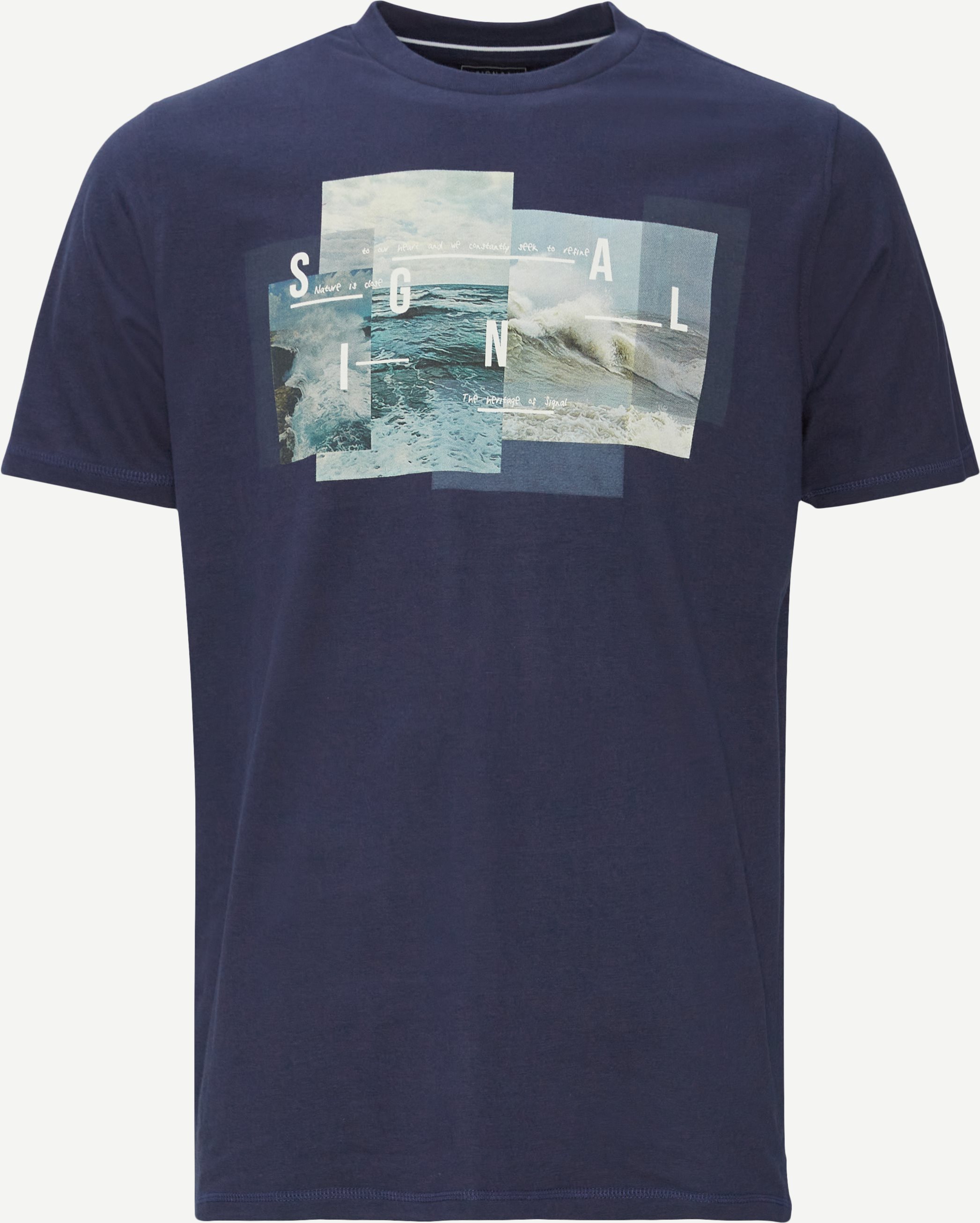 Ed Art T-shirt - T-shirts - Regular fit - Blue
