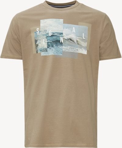 Ed Art T-shirt Regular fit | Ed Art T-shirt | Sand