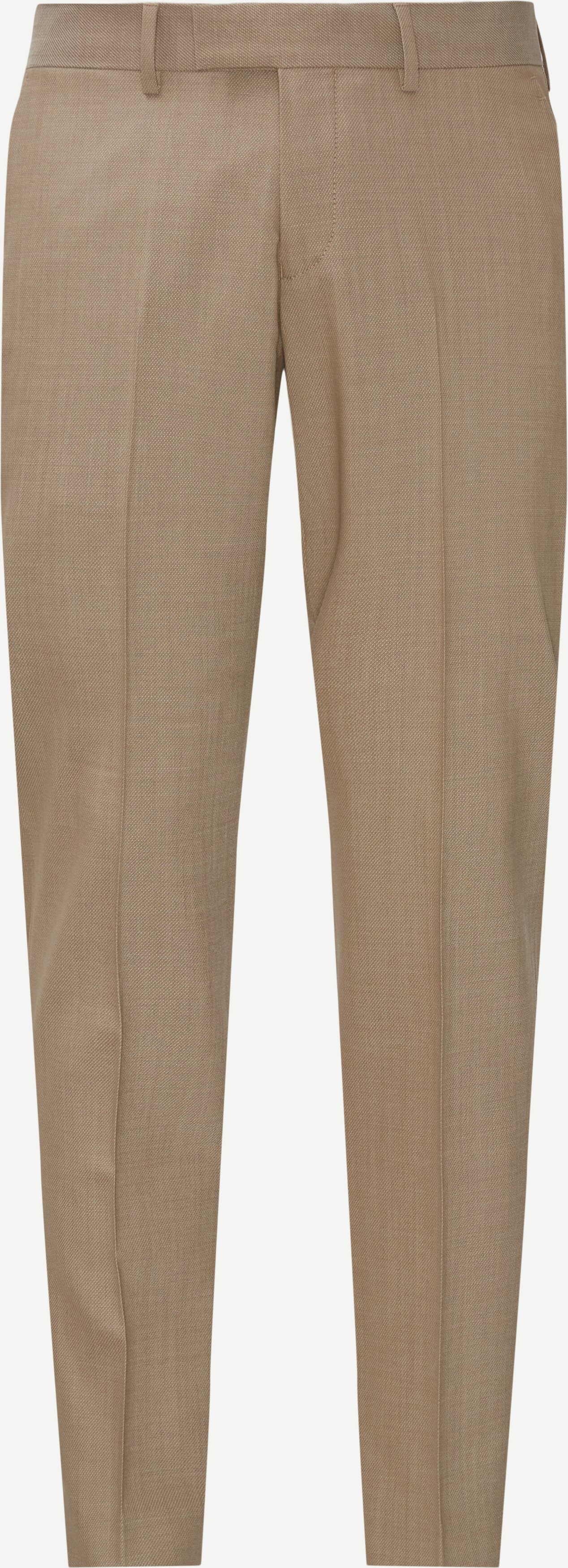 Trousers - Slim fit - Sand