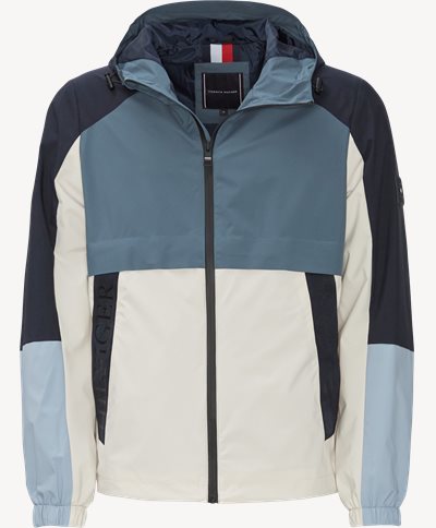 Tech Hooded Block Jacket Regular fit | Tech Hooded Block Jacket | Blue
