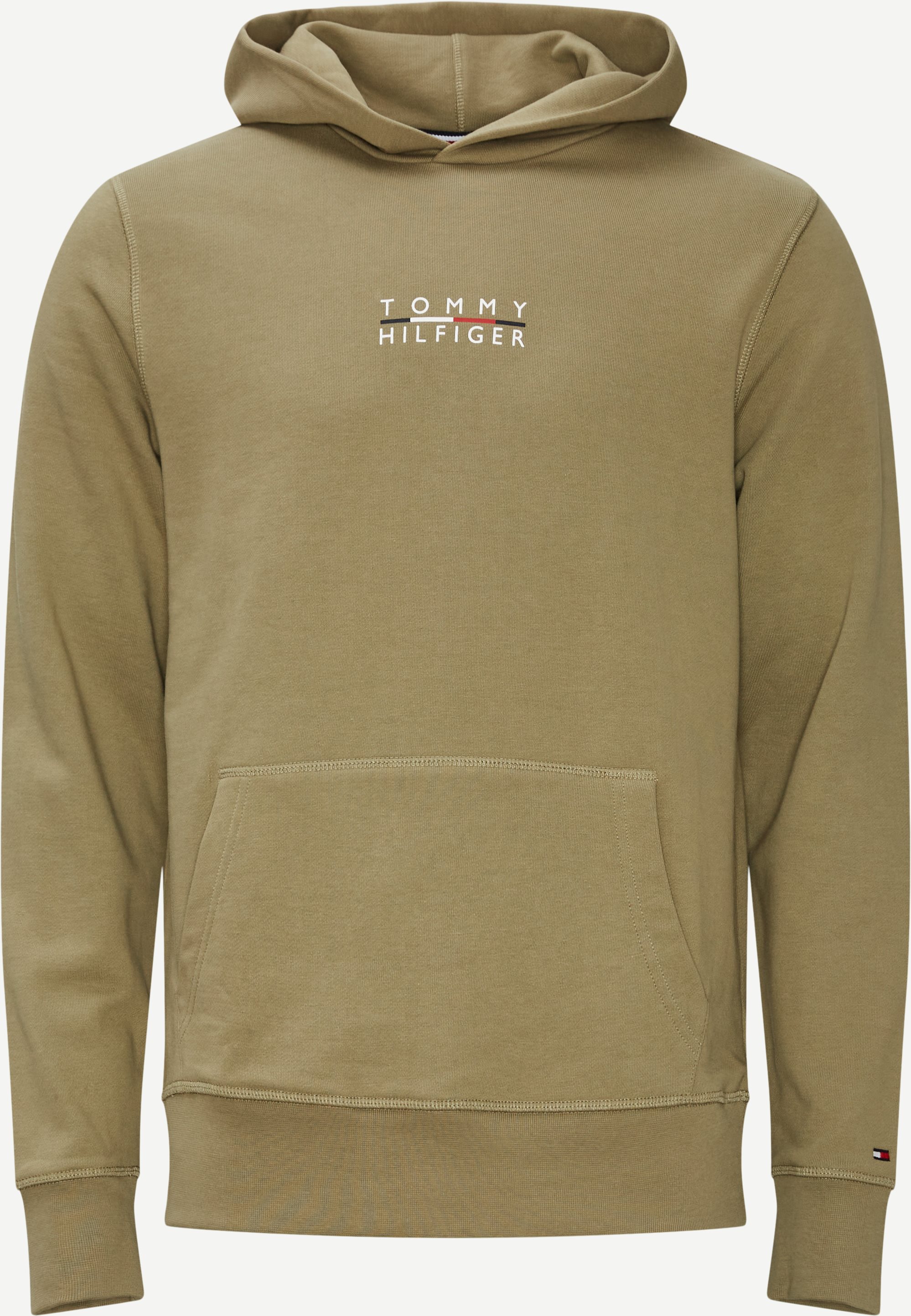 Square Logo Hoody - Sweatshirts - Regular fit - Army