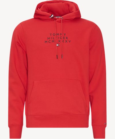 Center Graphic Hoodie Regular fit | Center Graphic Hoodie | Red