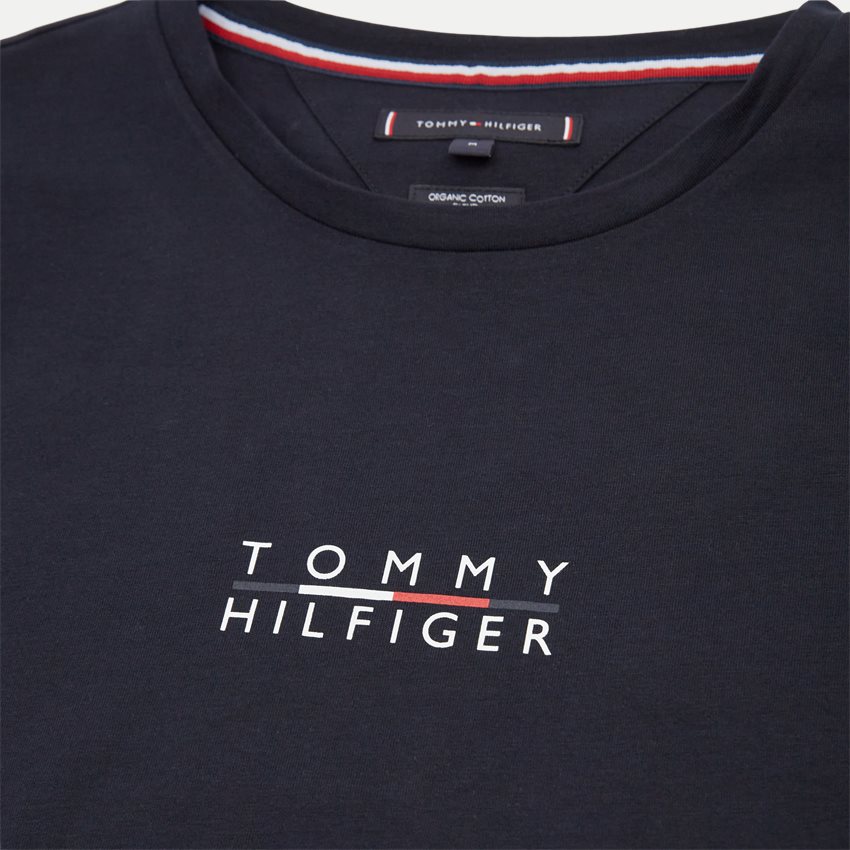 Tommy Hilfiger T-shirts 24547 SQUARE LOGO TEE NAVY