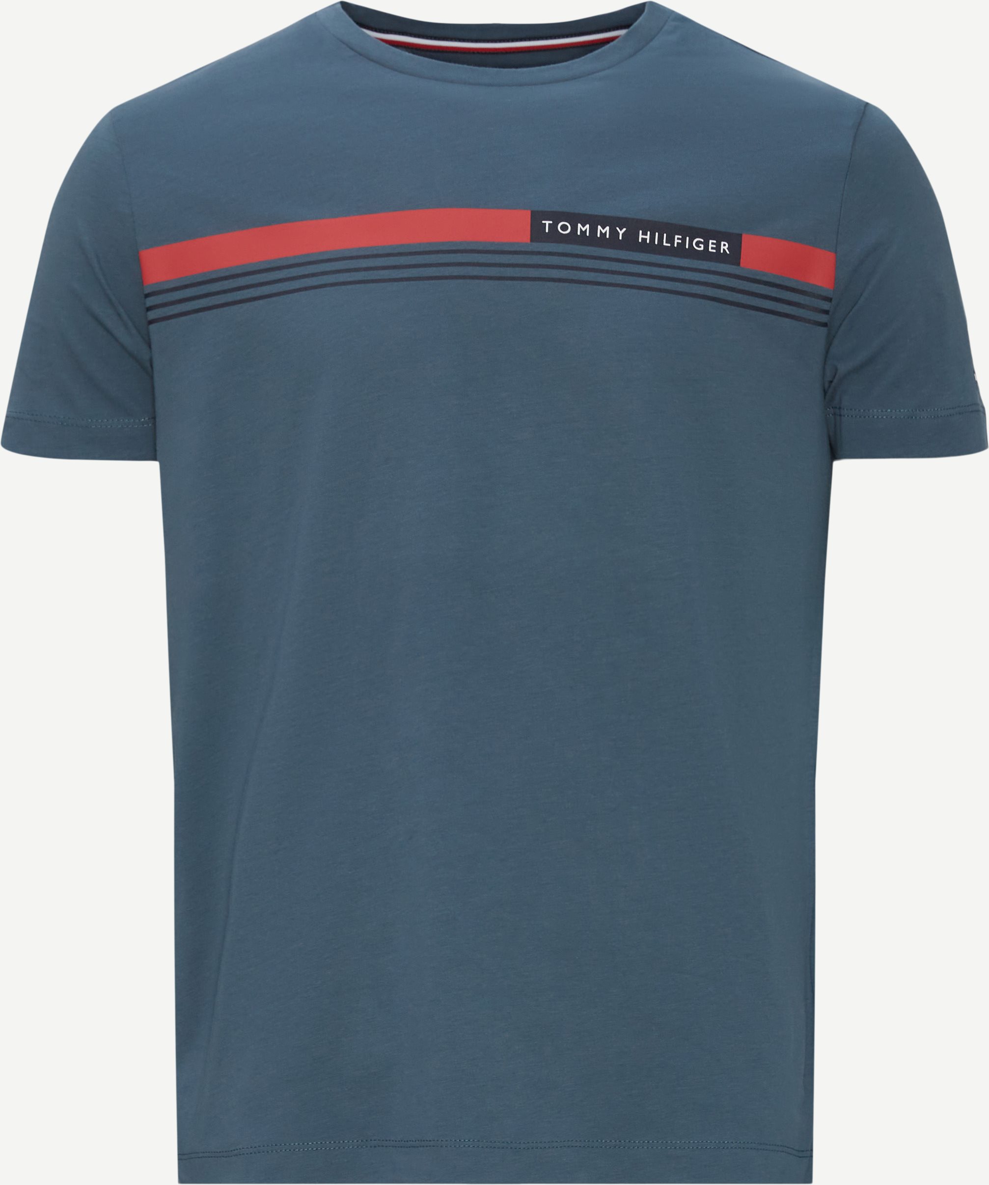 Tommy Hilfiger T-shirts 24558 CORP CHEST FRONT LOGO TEE Blue