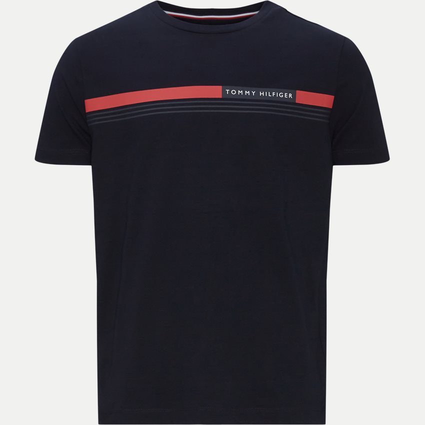 Tommy Hilfiger T-shirts 24558 CORP CHEST FRONT LOGO TEE NAVY