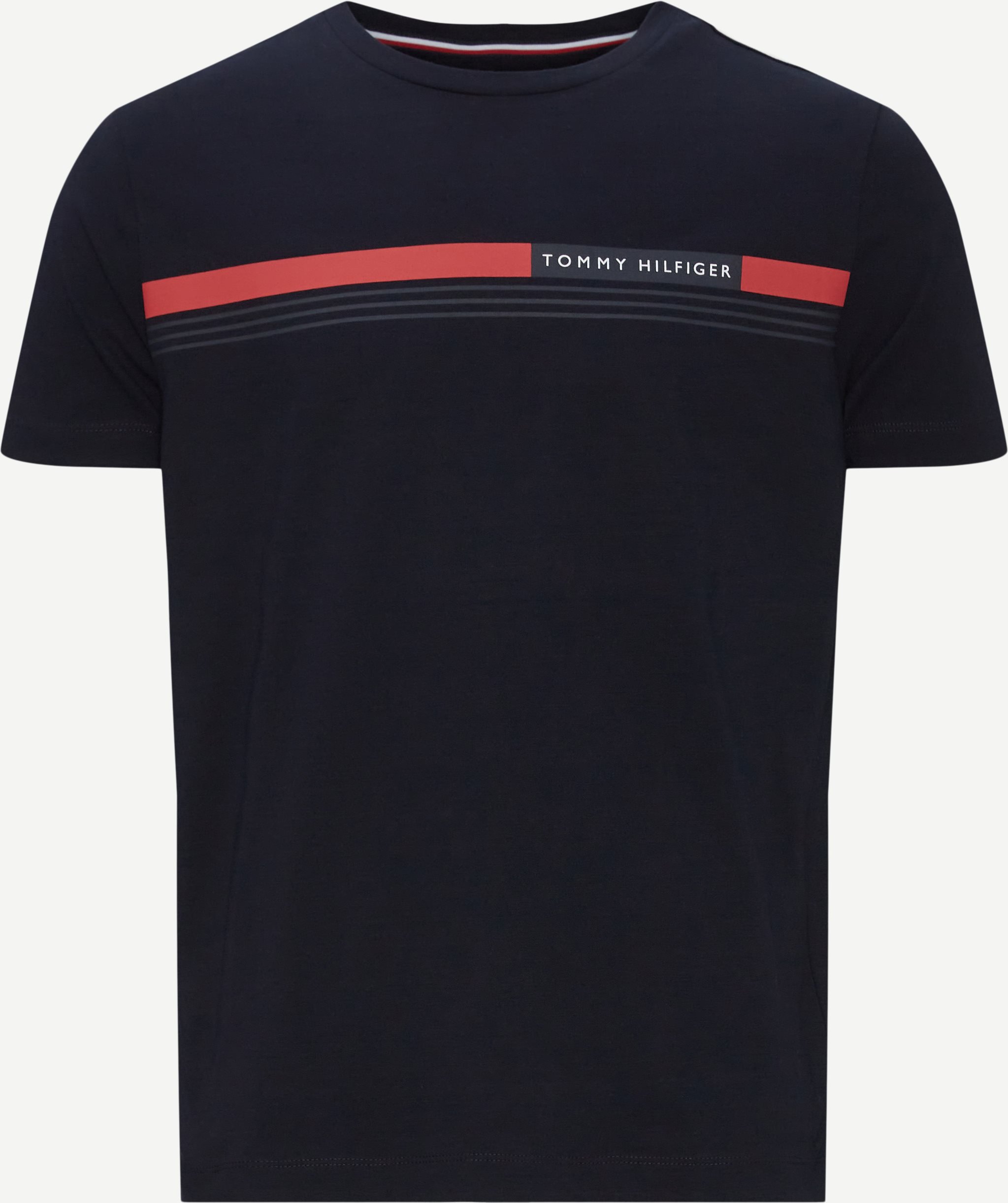 Tommy Hilfiger T-shirts 24558 CORP CHEST FRONT LOGO TEE Blå