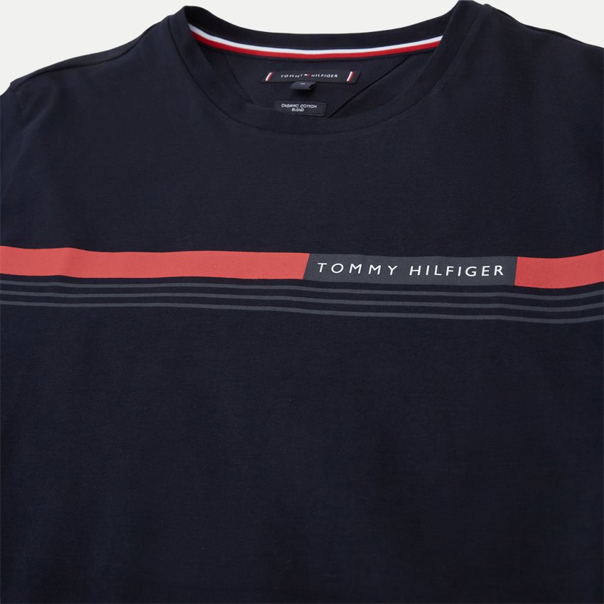 Tommy Hilfiger T-shirts 24558 CORP CHEST FRONT LOGO TEE NAVY