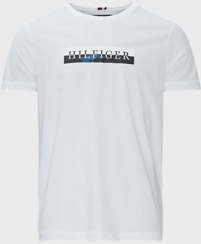 Tommy Hilfiger T-shirts 24548 CAMO GRAPHIC TEE Vit