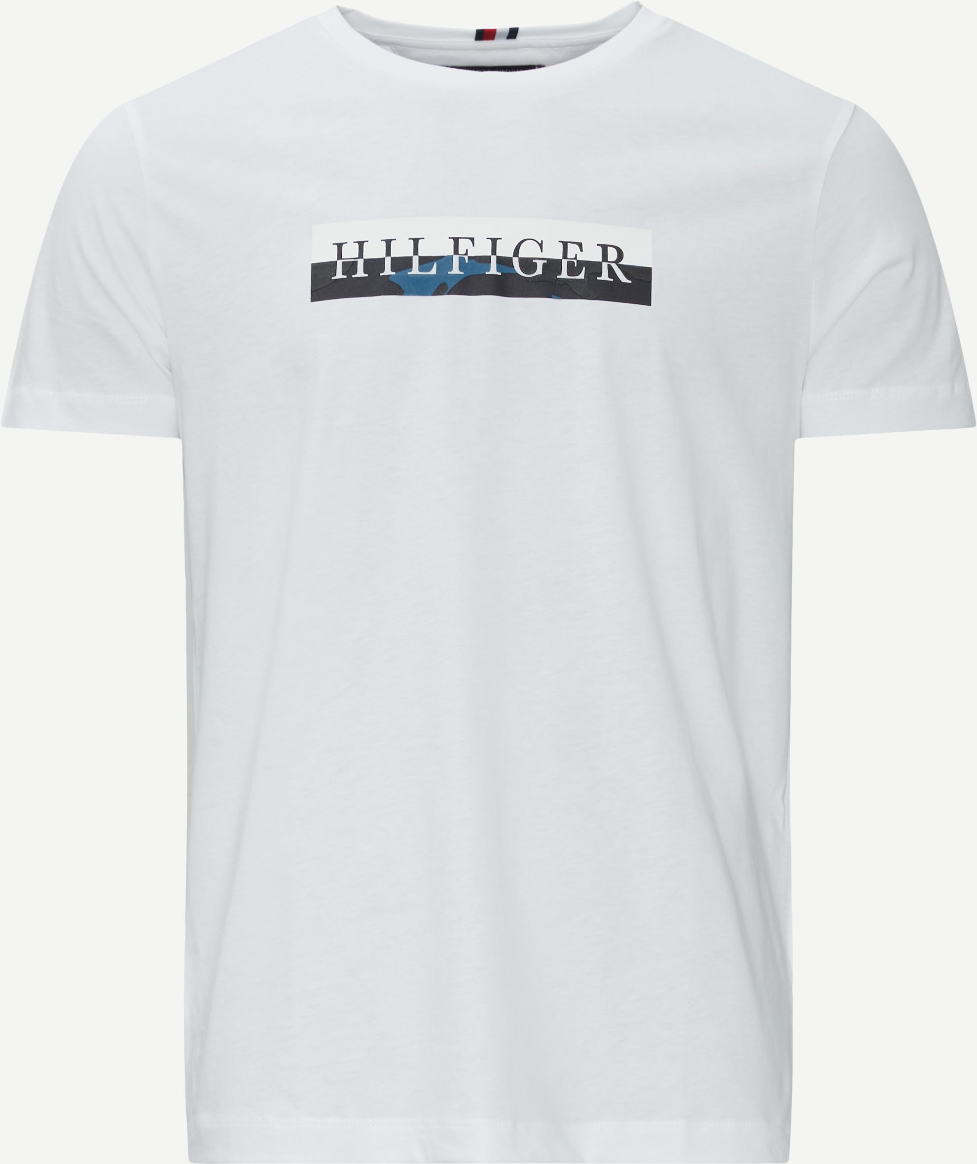 Camo Graphic Tee - T-shirts - Regular fit - Hvid