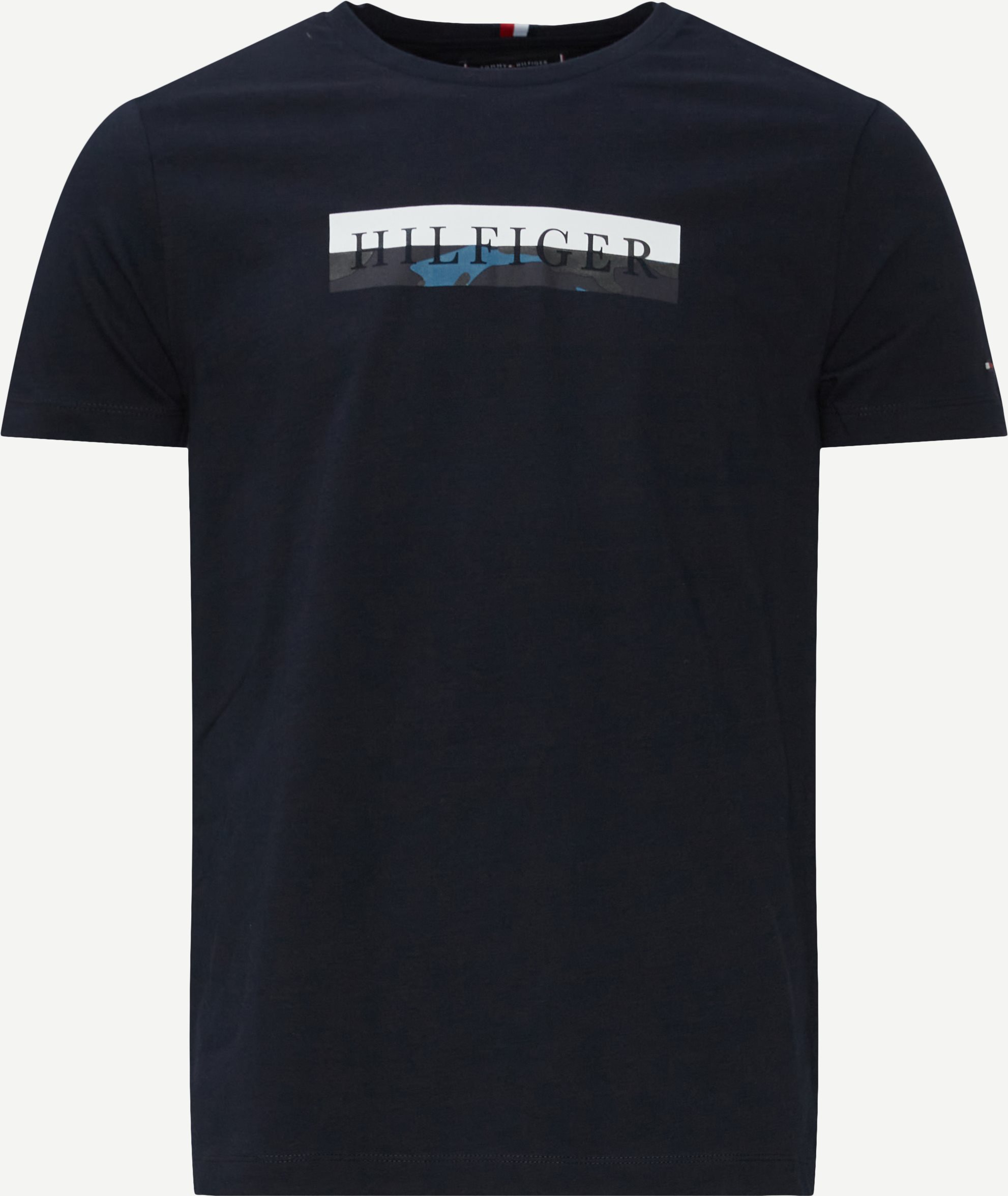 Camo Graphic Tee - T-shirts - Regular fit - Blå