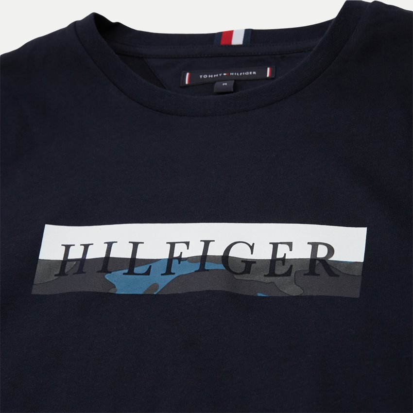 Tommy Hilfiger T-shirts 24548 CAMO GRAPHIC TEE NAVY