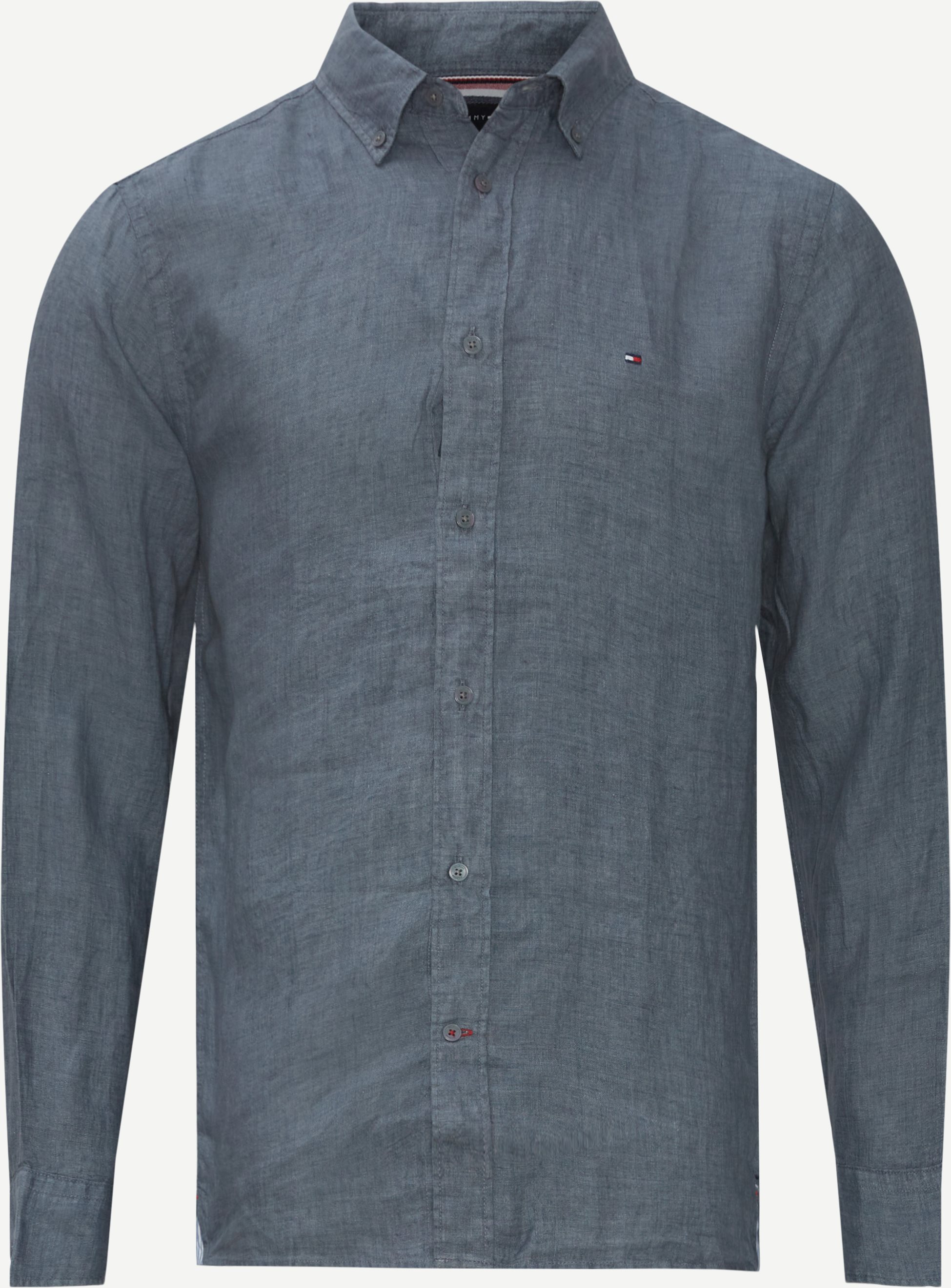 Pigment Dyed Linen RF Skjorte - Skjorter - Regular fit - Blå