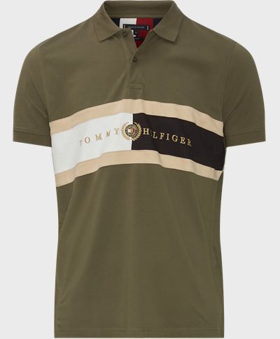 Tommy Hilfiger T-shirts 24735 ICON CHEST FLAG REGULAR POLO Army