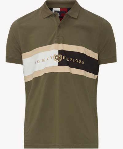 Icon Chest Flag Polo Regular fit | Icon Chest Flag Polo | Army