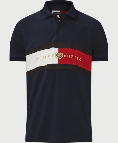 Icon Chest Flag Polo Regular fit | Icon Chest Flag Polo | Blå