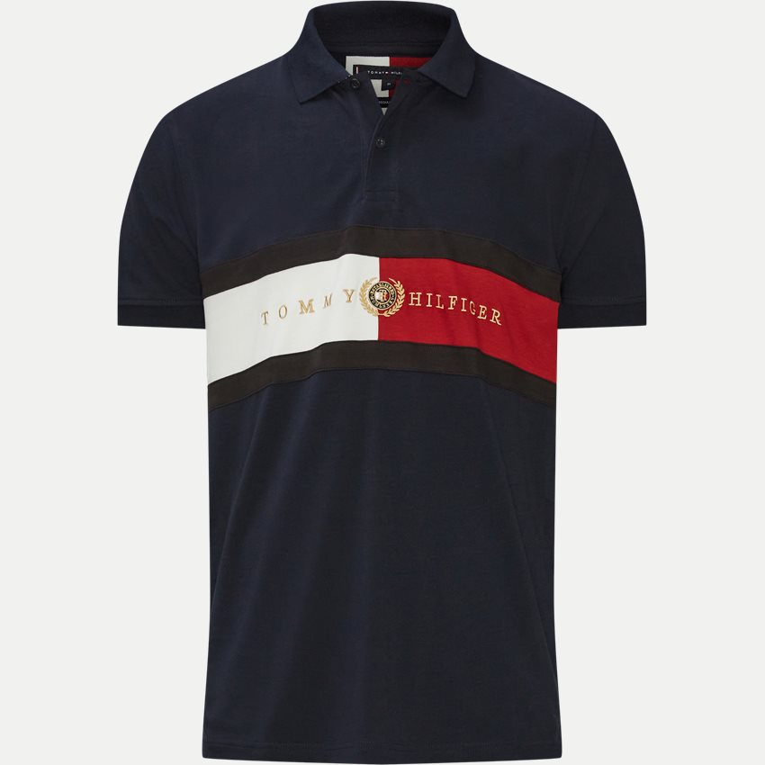 Tommy Hilfiger T-shirts 24735 ICON CHEST FLAG REGULAR POLO NAVY