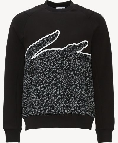 Oversized Crocodile Sweatshirt Classic fit | Oversized Crocodile Sweatshirt | Black