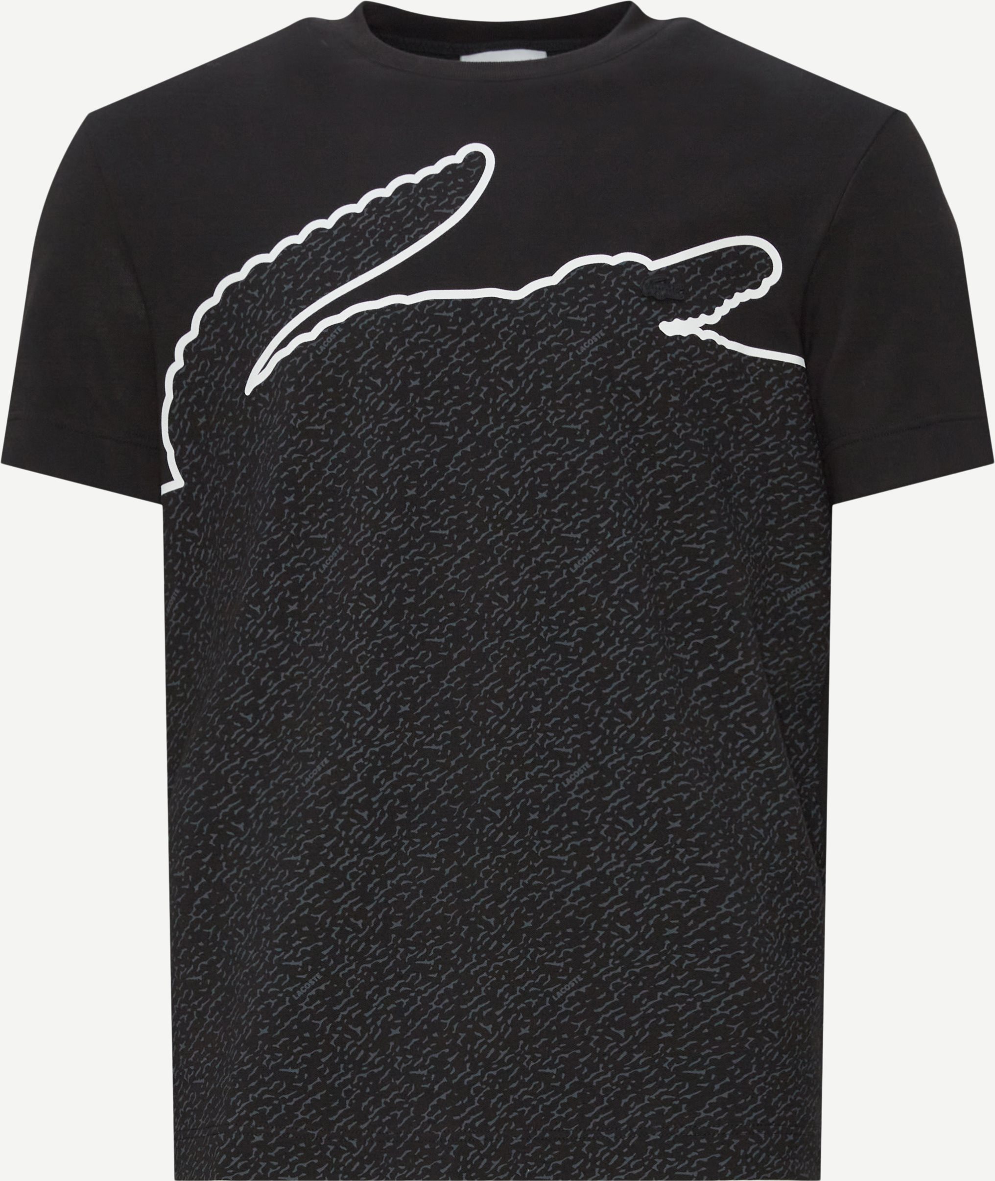 Pique Blend T-shirt - T-shirts - Regular fit - Black
