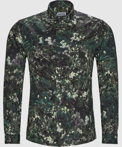 Printed Snap Overshirt Regular fit | Printed Snap Overshirt | Army