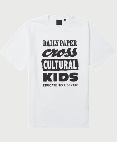 Daily Paper T-shirts MUTI SS T-SHIRT 2211017 Hvid