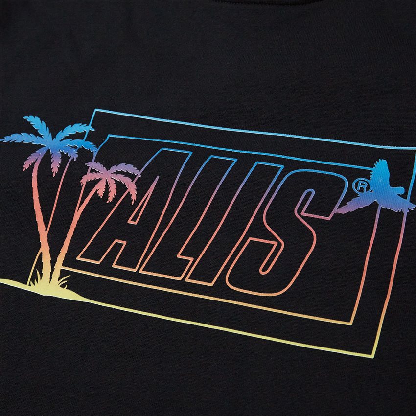 ALIS Sweatshirts SUNSET BOX LOGO CREWNECK AM2052 SORT