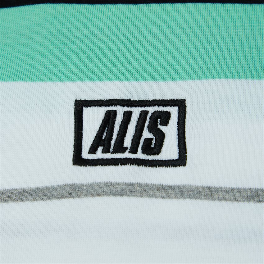 ALIS T-shirts STENCIL STRIPE T-SHIRT AM3064 HVID