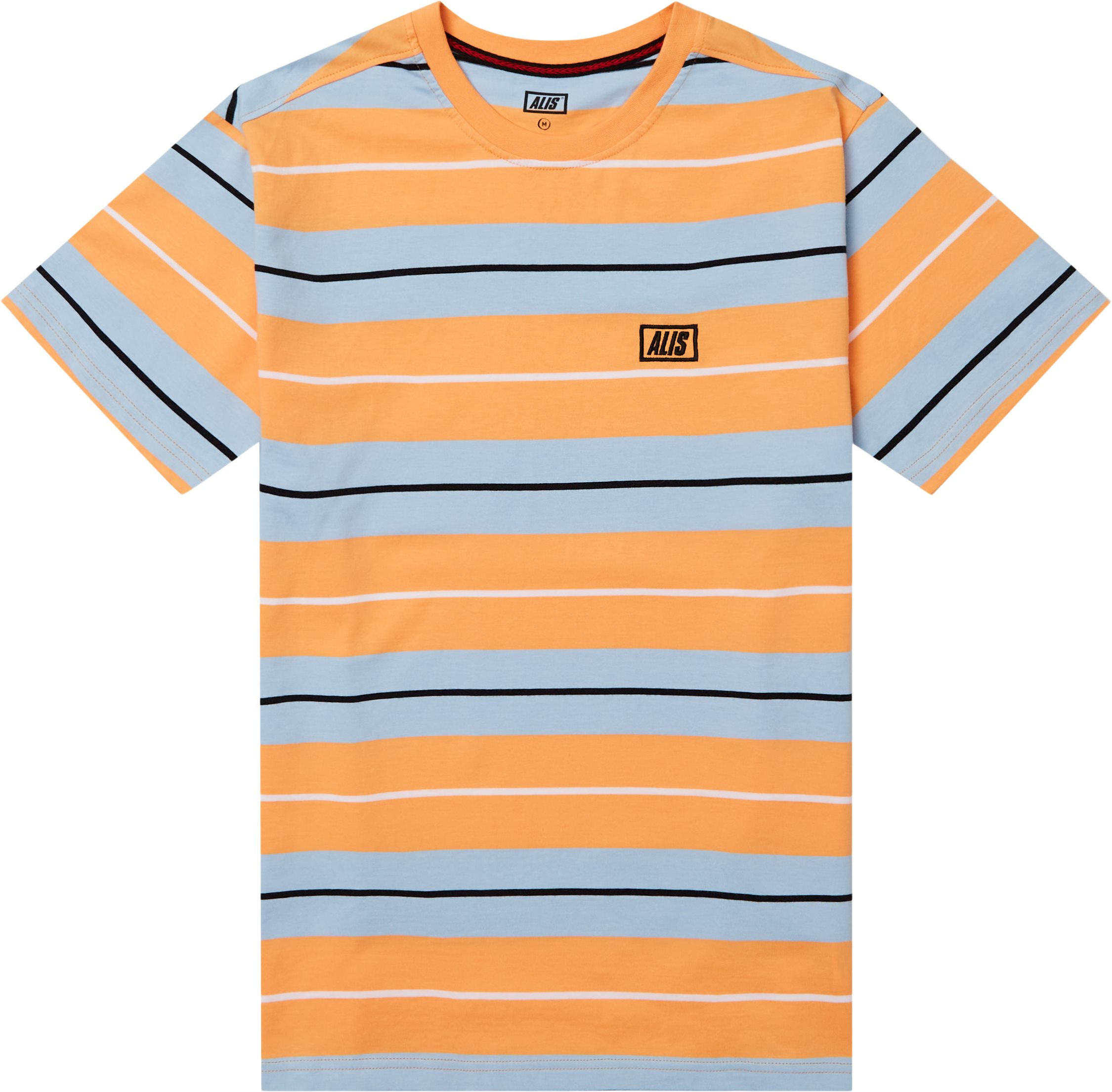 Stencil Stripe Tee - T-shirts - Regular fit - Orange