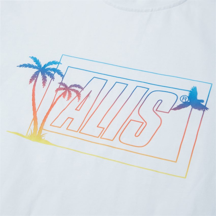 ALIS T-shirts SUNSET BOX LOGO T-SHIRT AM3077 HVID