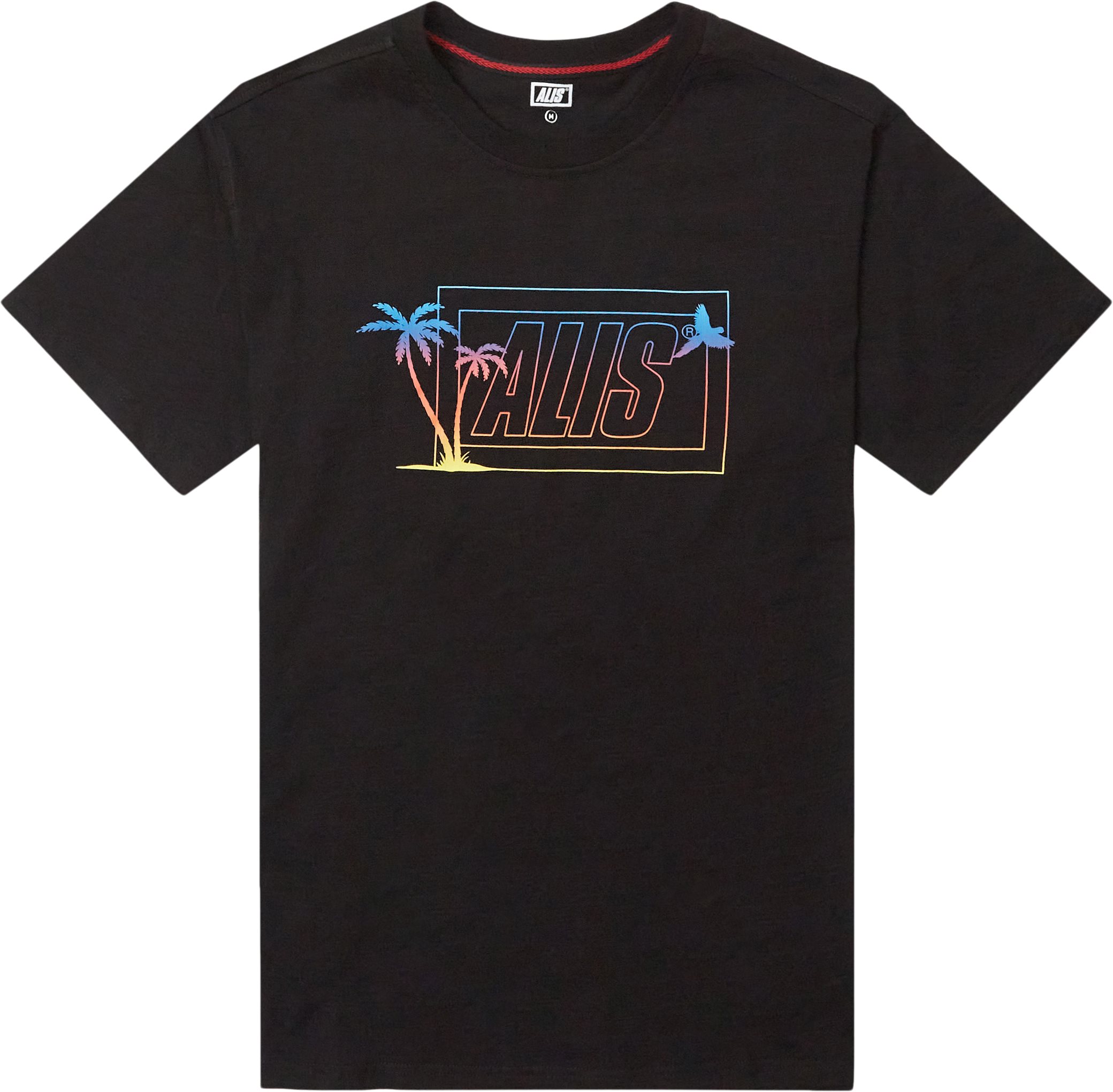 Sunset Box Logo Tee - T-shirts - Regular fit - Svart