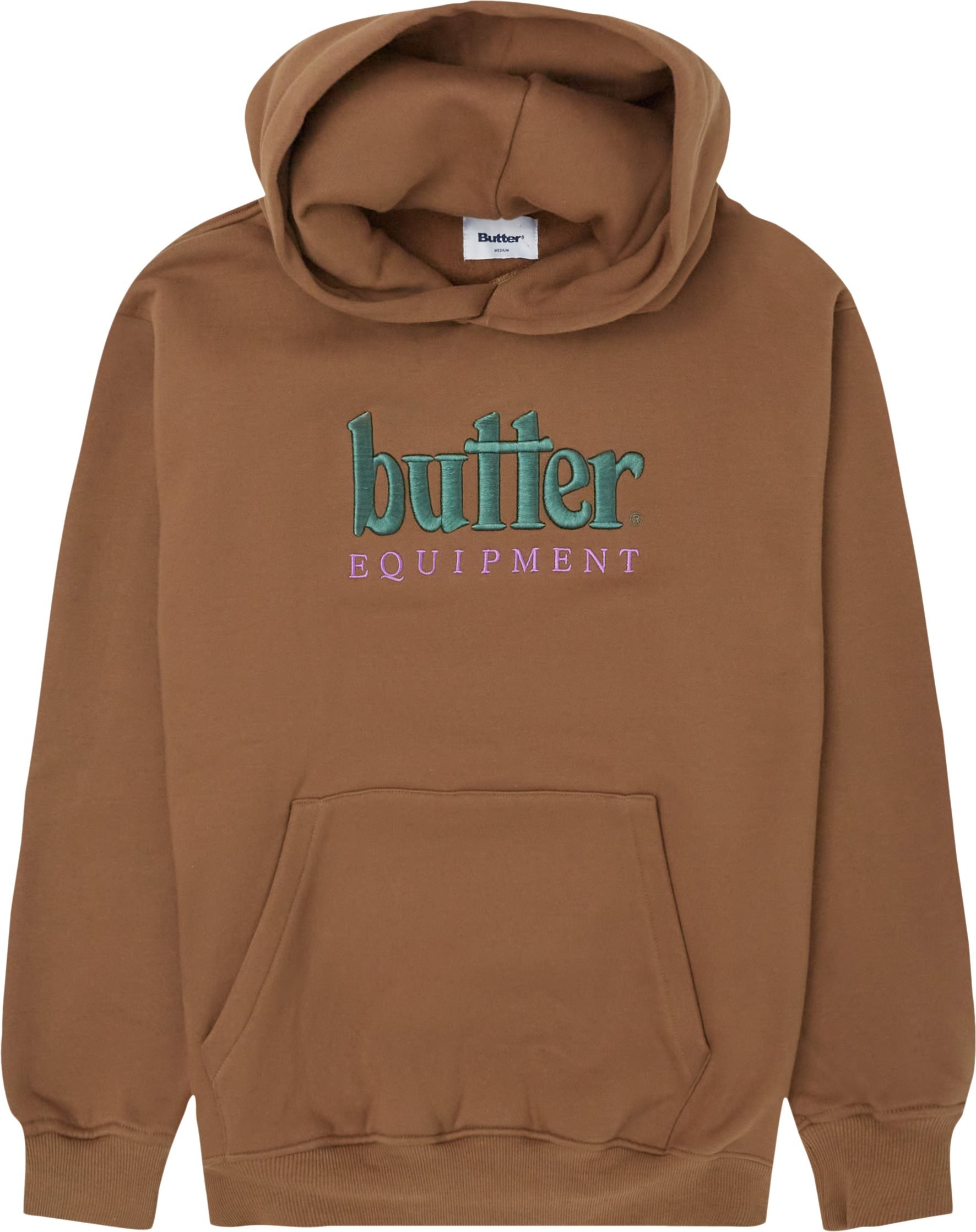 Butter Goods Sweatshirts EQUIPMENT HOOD Brun