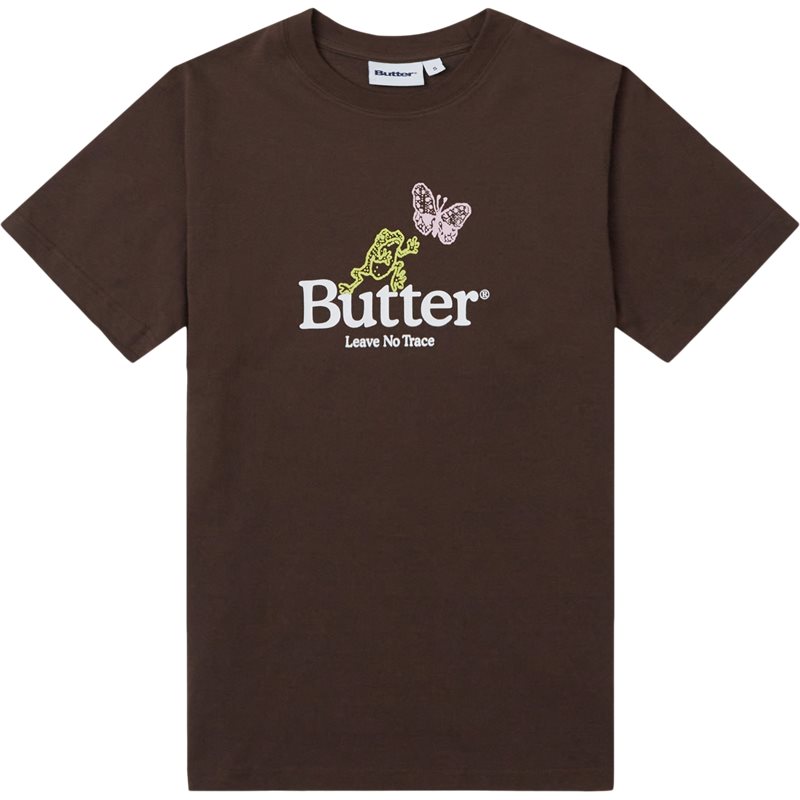 Butter Goods Leave No Trace Tee T-shirts Brun