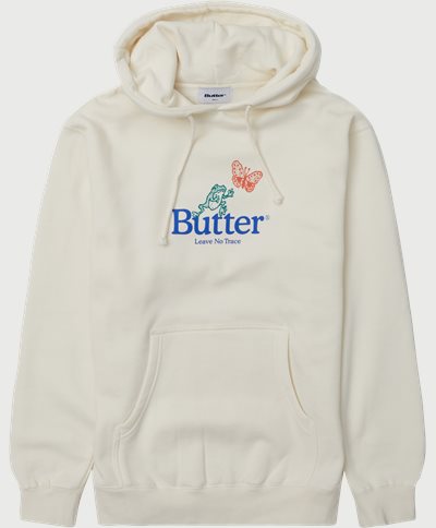 Butter Goods Sweatshirts LEAVE NO TRACE HOOD Sand