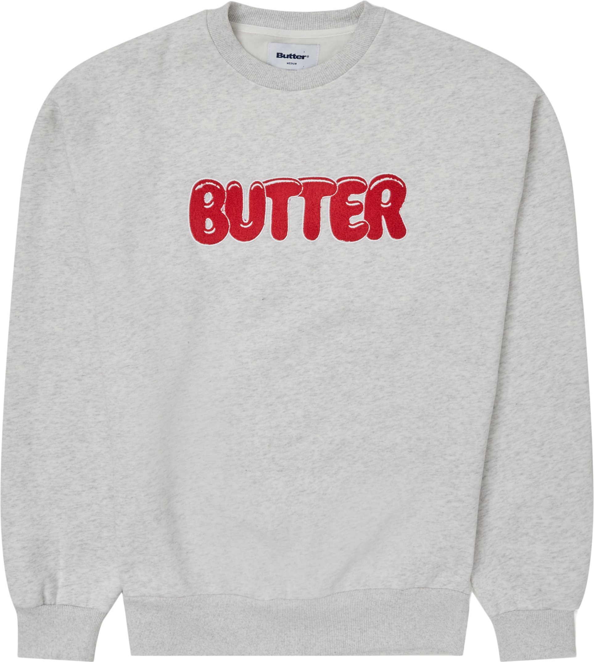 Butter Goods Sweatshirts GOO CREWNECK SWEATSHIRT Grey