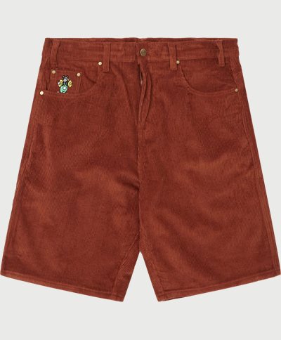 Butter Goods Shorts CYMBALS CORDUROY SHORTS Brown