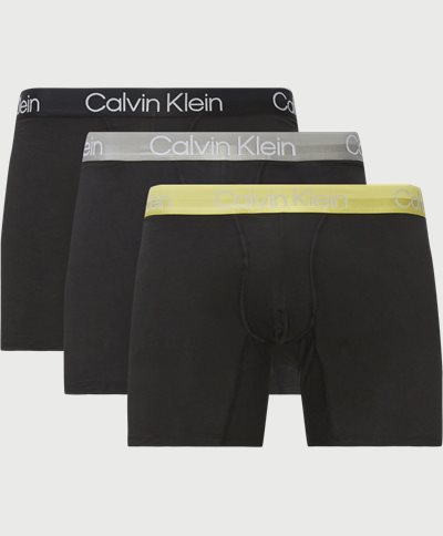 Calvin Klein Undertøj 000NB2971A1RZ BOXER BRIEF 3PK Sort