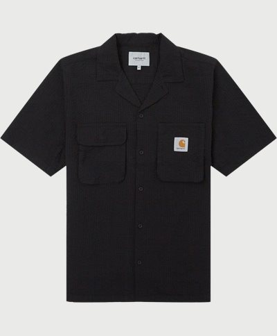 Carhartt WIP Shirts S/S DRYDEN SHIRT I030037 Black
