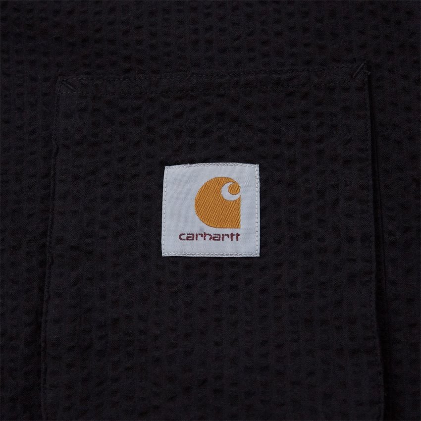 Carhartt WIP Skjorter S/S DRYDEN SHIRT I030037 BLACK